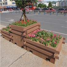 甘肅道路景觀(guān)木塑花箱