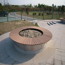 甘肅木塑環(huán)形圍凳